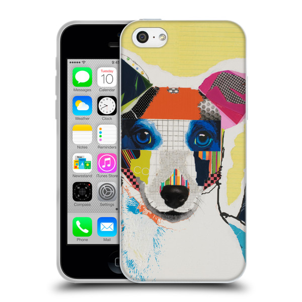 Michel Keck Dogs Whippet Soft Gel Case for Apple iPhone 5c