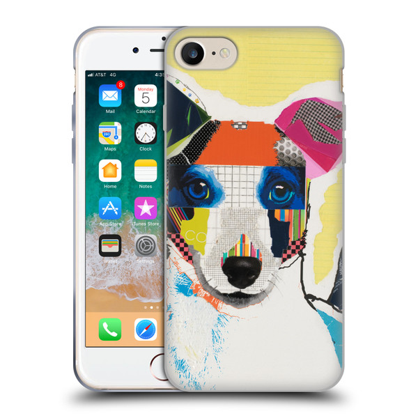 Michel Keck Dogs Whippet Soft Gel Case for Apple iPhone 7 / 8 / SE 2020 & 2022