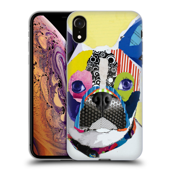 Michel Keck Dogs Boston Terrier Soft Gel Case for Apple iPhone XR