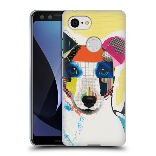 Michel Keck Dogs Whippet Soft Gel Case for Google Pixel 3