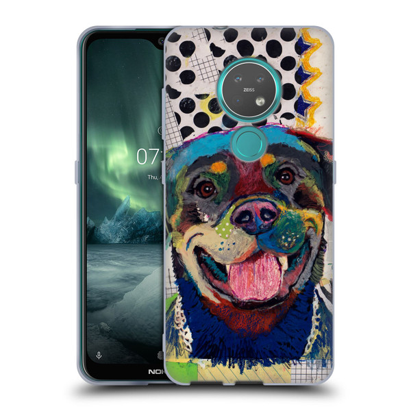 Michel Keck Dogs Rottweiler Soft Gel Case for Nokia 6.2 / 7.2