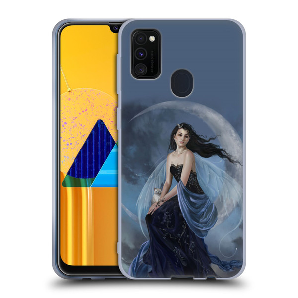 Nene Thomas Crescents Moon Indigo Fairy Soft Gel Case for Samsung Galaxy M30s (2019)/M21 (2020)