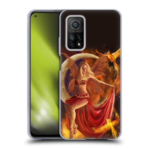 Nene Thomas Crescents Fire Fairy On Moon Phoenix Soft Gel Case for Xiaomi Mi 10T 5G