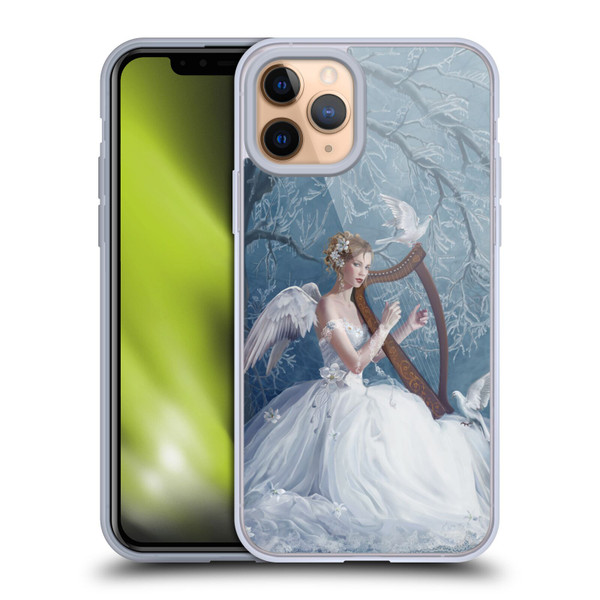 Nene Thomas Deep Forest Chorus Angel Harp And Dove Soft Gel Case for Apple iPhone 11 Pro