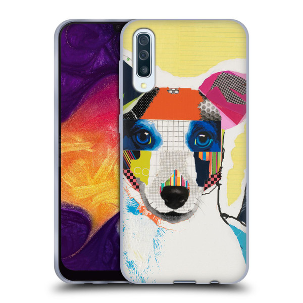 Michel Keck Dogs Whippet Soft Gel Case for Samsung Galaxy A50/A30s (2019)