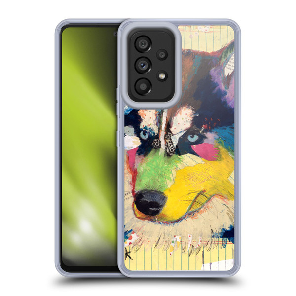 Michel Keck Dogs Husky Soft Gel Case for Samsung Galaxy A53 5G (2022)