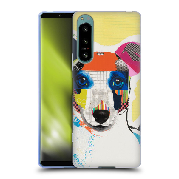 Michel Keck Dogs Whippet Soft Gel Case for Sony Xperia 5 IV
