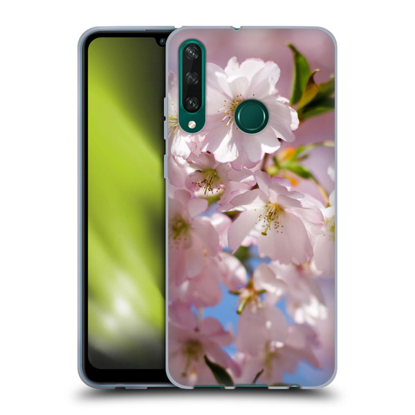 PLdesign Flowers And Leaves Spring Blossom Soft Gel Case for Huawei Y6p