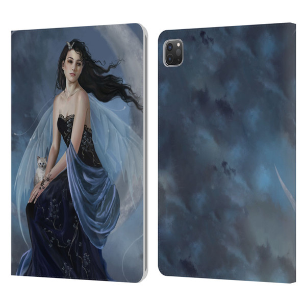 Nene Thomas Crescents Moon Indigo Fairy Leather Book Wallet Case Cover For Apple iPad Pro 11 2020 / 2021 / 2022