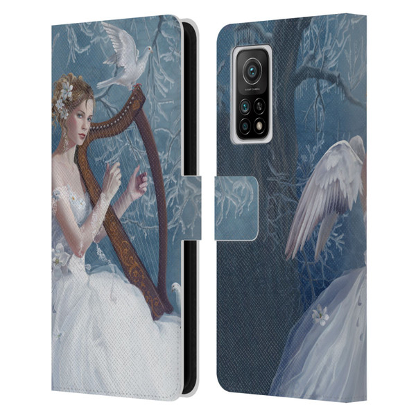Nene Thomas Deep Forest Chorus Angel Harp And Dove Leather Book Wallet Case Cover For Xiaomi Mi 10T 5G