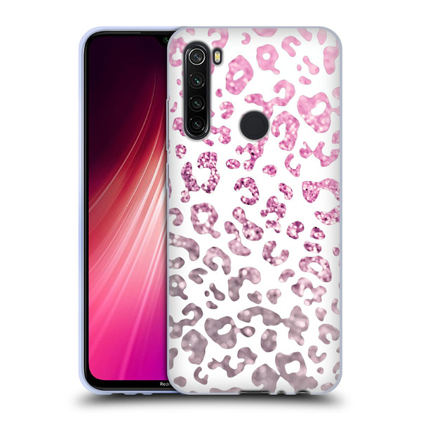 Monika Strigel Animal Print Glitter Pink Soft Gel Case for Xiaomi Redmi Note 8T