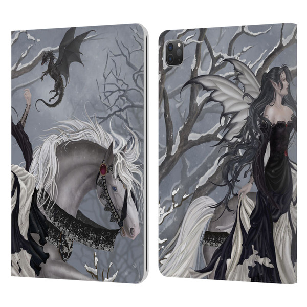 Nene Thomas Winter Has Begun Snow Fairy Horse With Dragon Leather Book Wallet Case Cover For Apple iPad Pro 11 2020 / 2021 / 2022