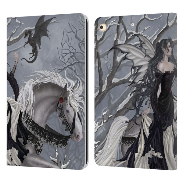 Nene Thomas Winter Has Begun Snow Fairy Horse With Dragon Leather Book Wallet Case Cover For Apple iPad 9.7 2017 / iPad 9.7 2018