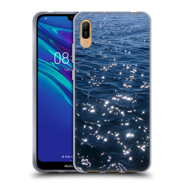 PLdesign Water Sparkly Sea Waves Soft Gel Case for Huawei Y6 Pro (2019)