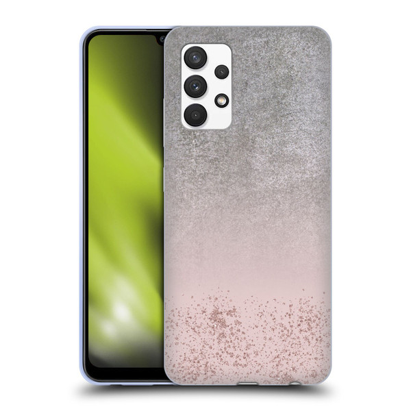 LebensArt Concretes Concrete Soft Gel Case for Samsung Galaxy A32 (2021)