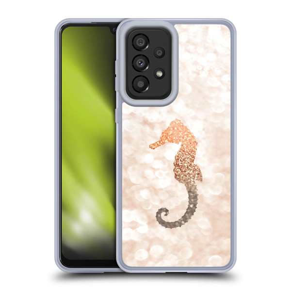 Monika Strigel Champagne Gold Seahorse Soft Gel Case for Samsung Galaxy A33 5G (2022)