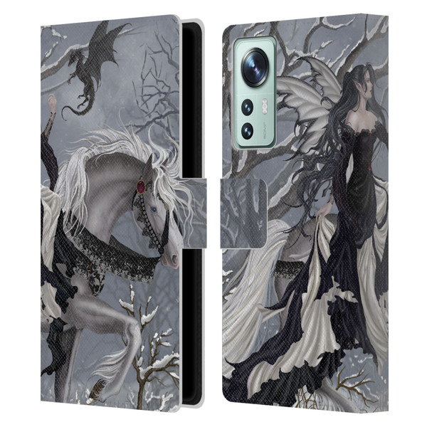 Nene Thomas Winter Has Begun Snow Fairy Horse With Dragon Leather Book Wallet Case Cover For Xiaomi 12