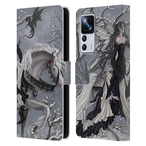 Nene Thomas Winter Has Begun Snow Fairy Horse With Dragon Leather Book Wallet Case Cover For Xiaomi 12T Pro