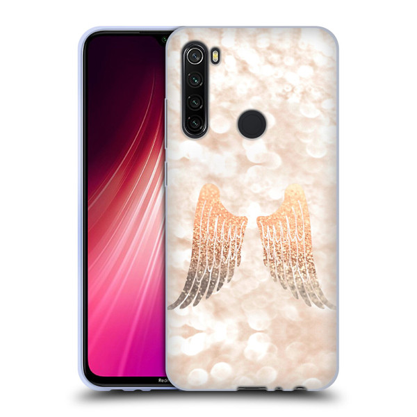 Monika Strigel Champagne Gold Wings Soft Gel Case for Xiaomi Redmi Note 8T