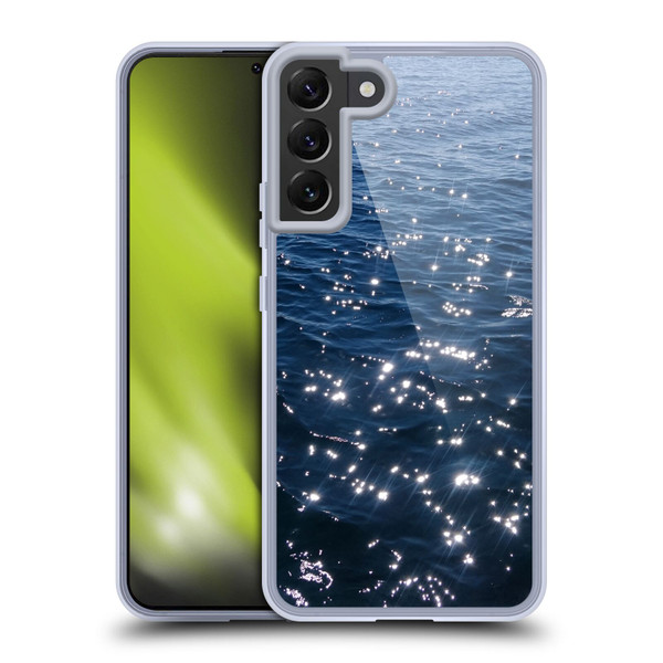 PLdesign Water Sparkly Sea Waves Soft Gel Case for Samsung Galaxy S22+ 5G