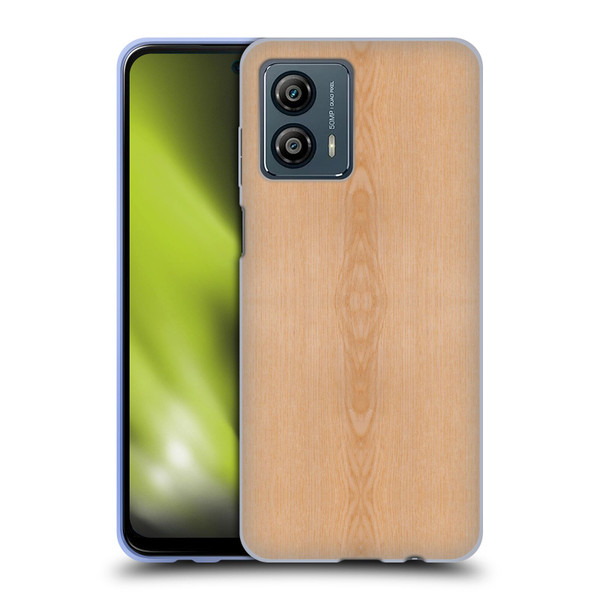 PLdesign Wood And Rust Prints Light Brown Grain Soft Gel Case for Motorola Moto G53 5G