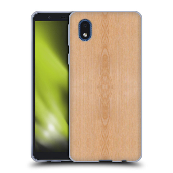 PLdesign Wood And Rust Prints Light Brown Grain Soft Gel Case for Samsung Galaxy A01 Core (2020)