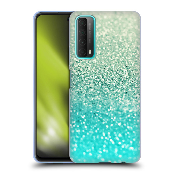 Monika Strigel Glitter Collection Mint Soft Gel Case for Huawei P Smart (2021)