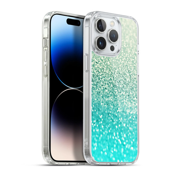 Monika Strigel Glitter Collection Mint Soft Gel Case for Apple iPhone 13 Pro Max & MagSafe