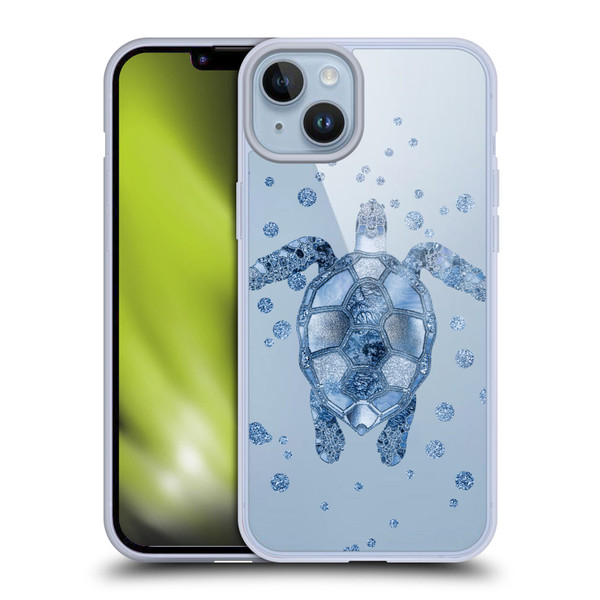 LebensArt Nature Turtle Soft Gel Case for Apple iPhone 14 Plus