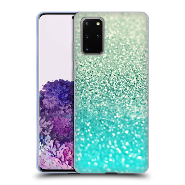 Monika Strigel Glitter Collection Mint Soft Gel Case for Samsung Galaxy S20+ / S20+ 5G