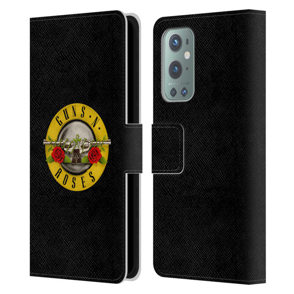 Guns N' Roses Key Art Bullet Logo Leather Book Wallet Case Cover For OnePlus 9