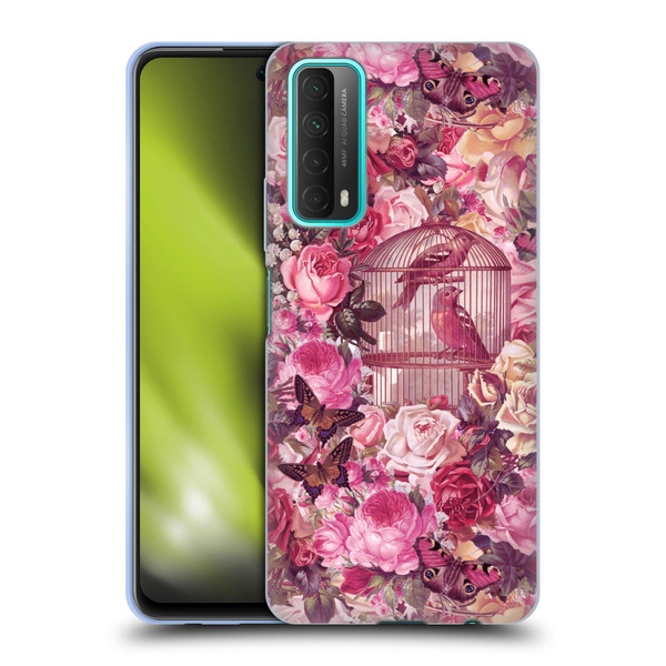 LebensArt Patterns 2 Vintage Rose Birdcage Soft Gel Case for Huawei P Smart (2021)