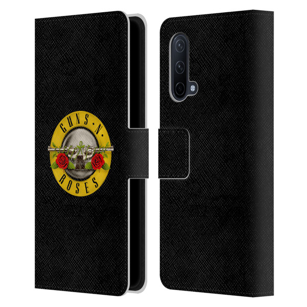 Guns N' Roses Key Art Bullet Logo Leather Book Wallet Case Cover For OnePlus Nord CE 5G