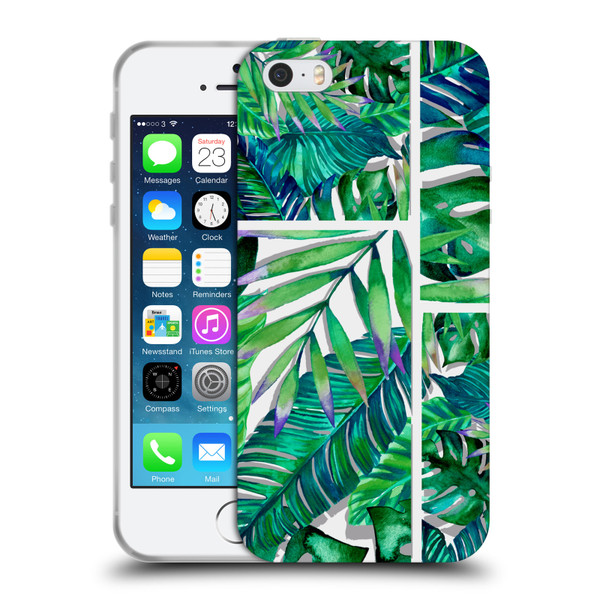 Mark Ashkenazi Banana Life Tropical Green Soft Gel Case for Apple iPhone 5 / 5s / iPhone SE 2016