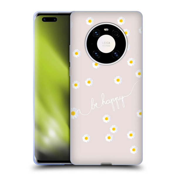 Monika Strigel Happy Daisy Nude Soft Gel Case for Huawei Mate 40 Pro 5G