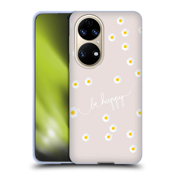 Monika Strigel Happy Daisy Nude Soft Gel Case for Huawei P50