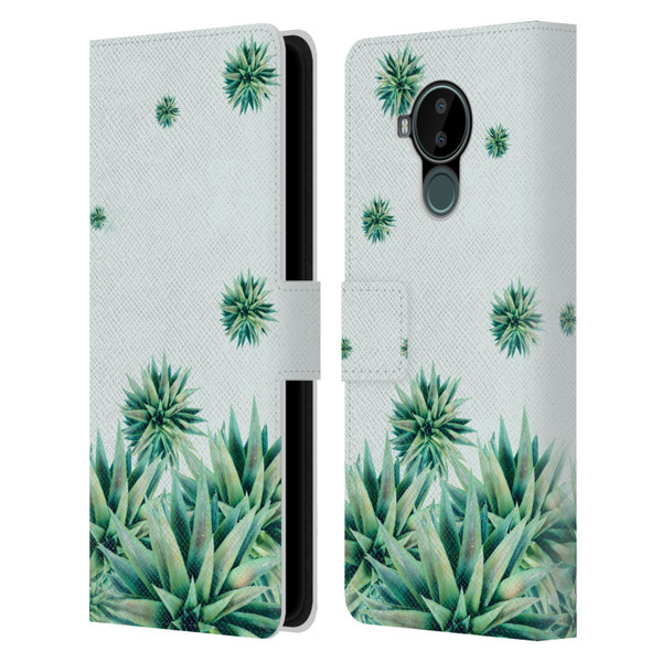 Mark Ashkenazi Banana Life Tropical Stars Leather Book Wallet Case Cover For Nokia C30