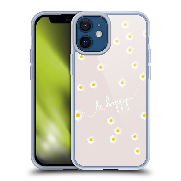 Monika Strigel Happy Daisy Nude Soft Gel Case for Apple iPhone 12 Mini