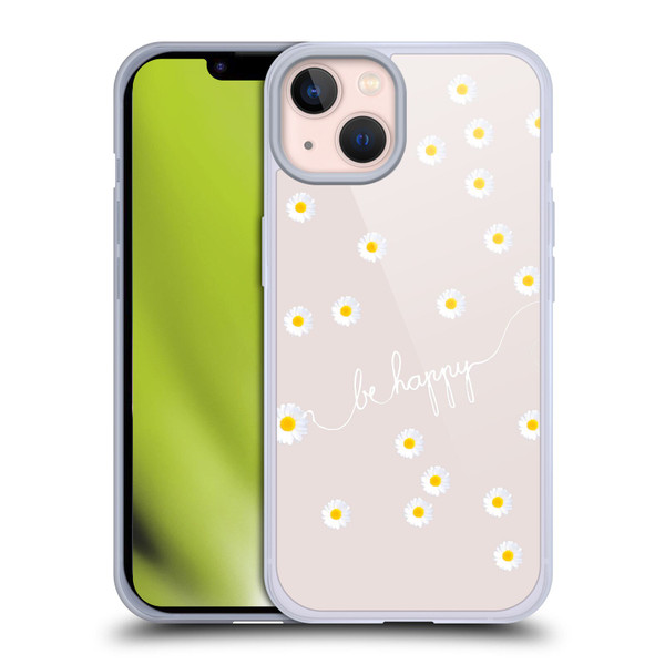 Monika Strigel Happy Daisy Nude Soft Gel Case for Apple iPhone 13