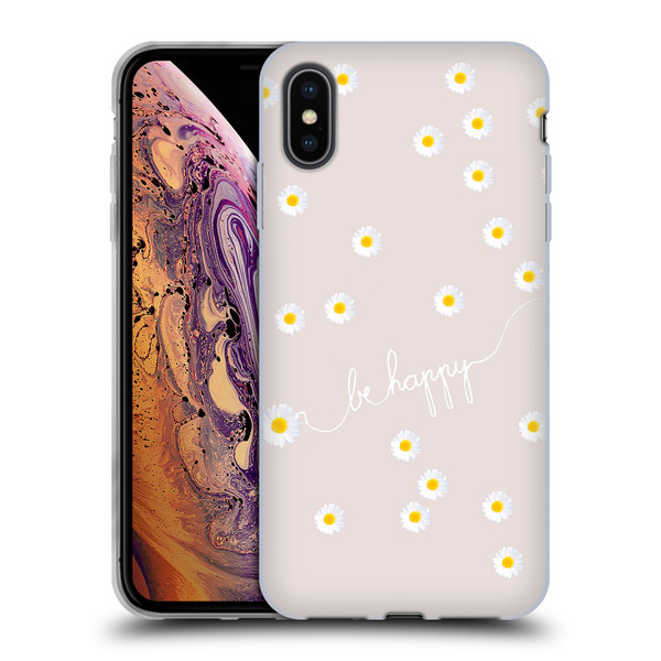 Monika Strigel Happy Daisy Nude Soft Gel Case for Apple iPhone XS Max