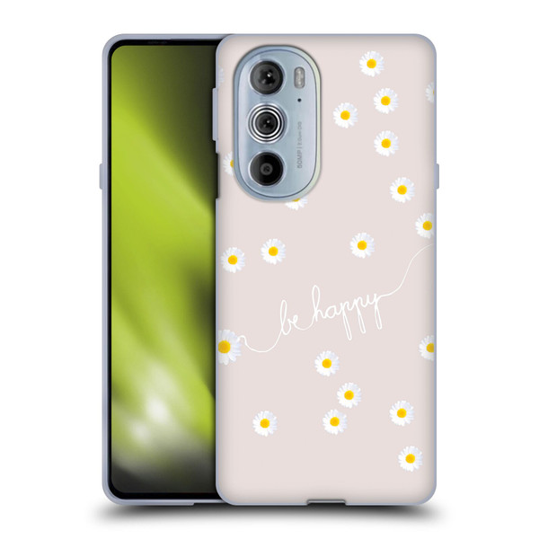 Monika Strigel Happy Daisy Nude Soft Gel Case for Motorola Edge X30