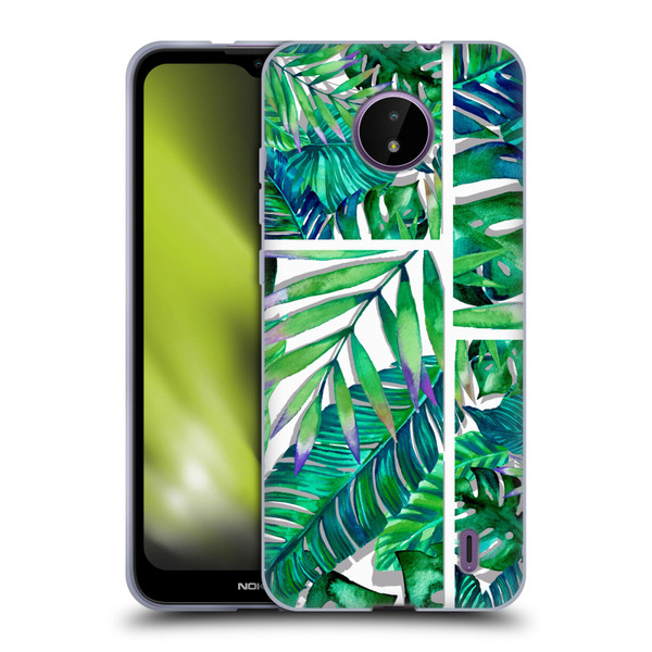 Mark Ashkenazi Banana Life Tropical Green Soft Gel Case for Nokia C10 / C20