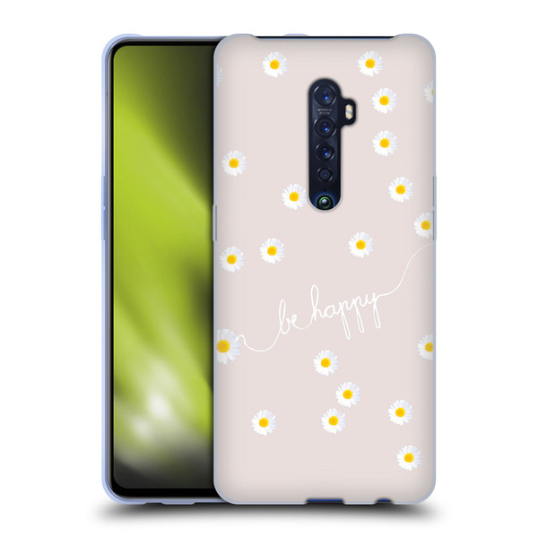 Monika Strigel Happy Daisy Nude Soft Gel Case for OPPO Reno 2