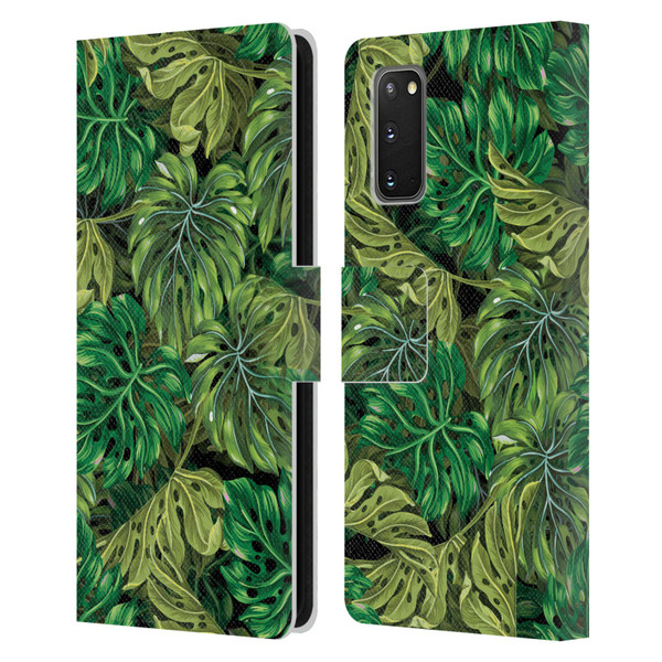 Mark Ashkenazi Banana Life Tropical Haven Leather Book Wallet Case Cover For Samsung Galaxy S20 / S20 5G