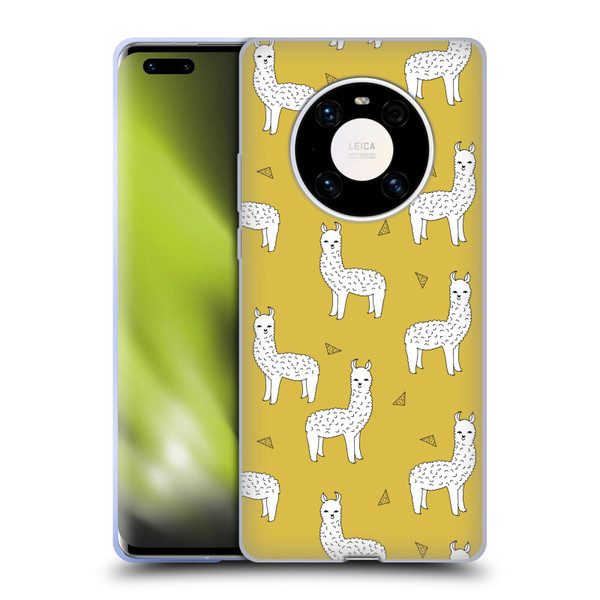 Andrea Lauren Design Animals Llama Soft Gel Case for Huawei Mate 40 Pro 5G