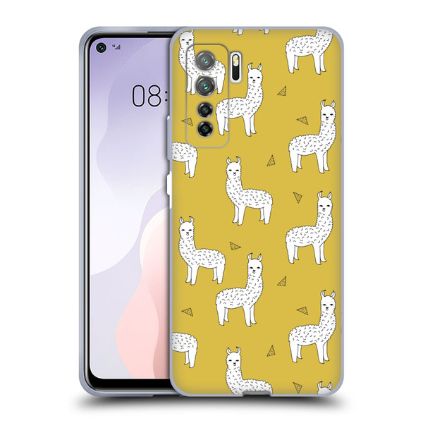 Andrea Lauren Design Animals Llama Soft Gel Case for Huawei Nova 7 SE/P40 Lite 5G