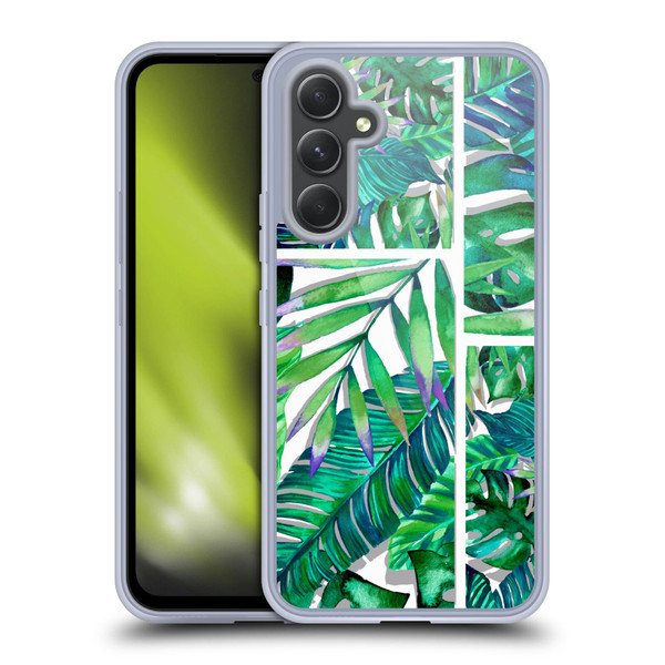 Mark Ashkenazi Banana Life Tropical Green Soft Gel Case for Samsung Galaxy A54 5G