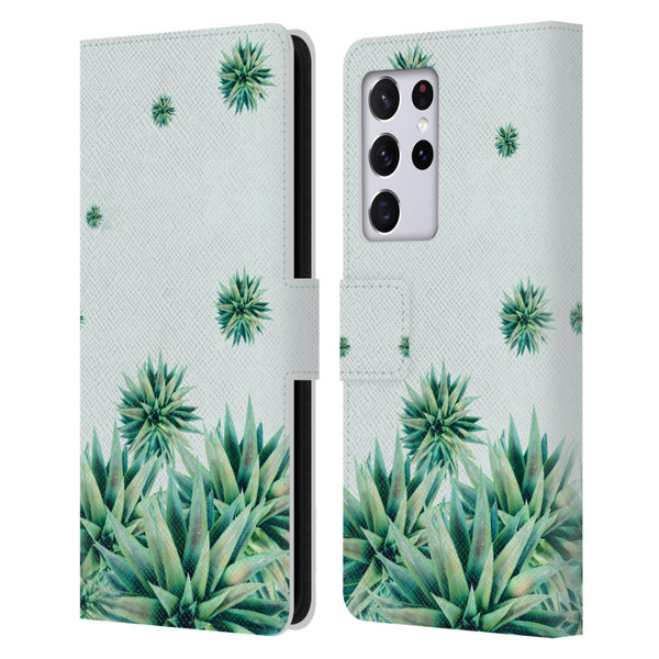 Mark Ashkenazi Banana Life Tropical Stars Leather Book Wallet Case Cover For Samsung Galaxy S21 Ultra 5G