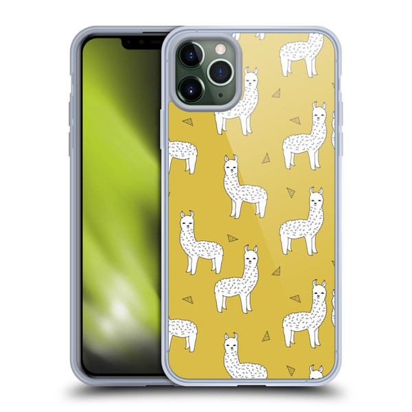 Andrea Lauren Design Animals Llama Soft Gel Case for Apple iPhone 11 Pro Max