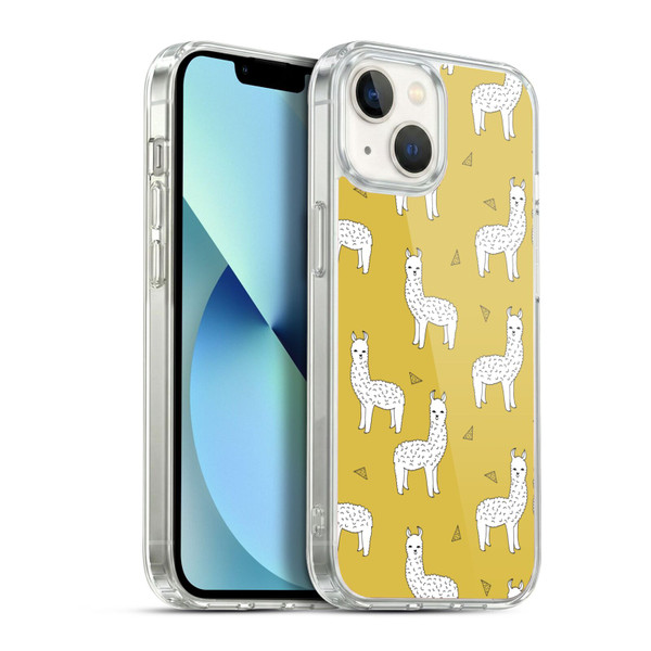 Andrea Lauren Design Animals Llama Soft Gel Case for Apple iPhone 13